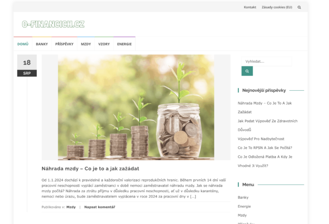 O-financich.cz